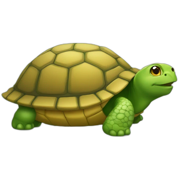 Chat sur tortue emoji