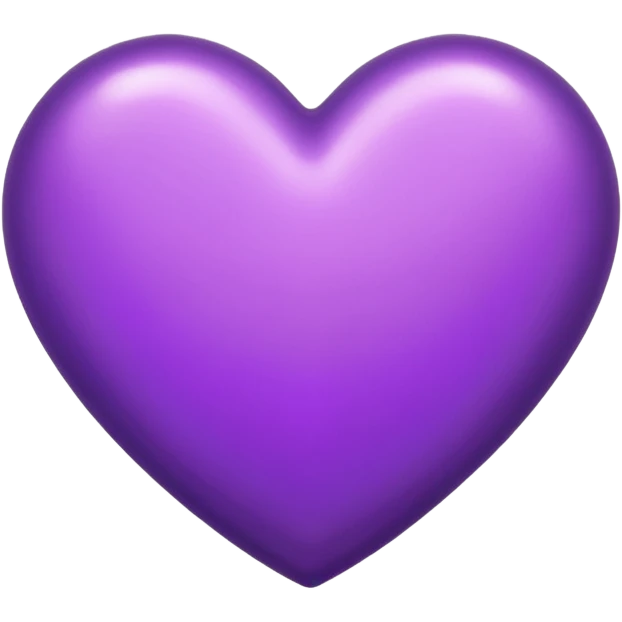 Purple heart emoji