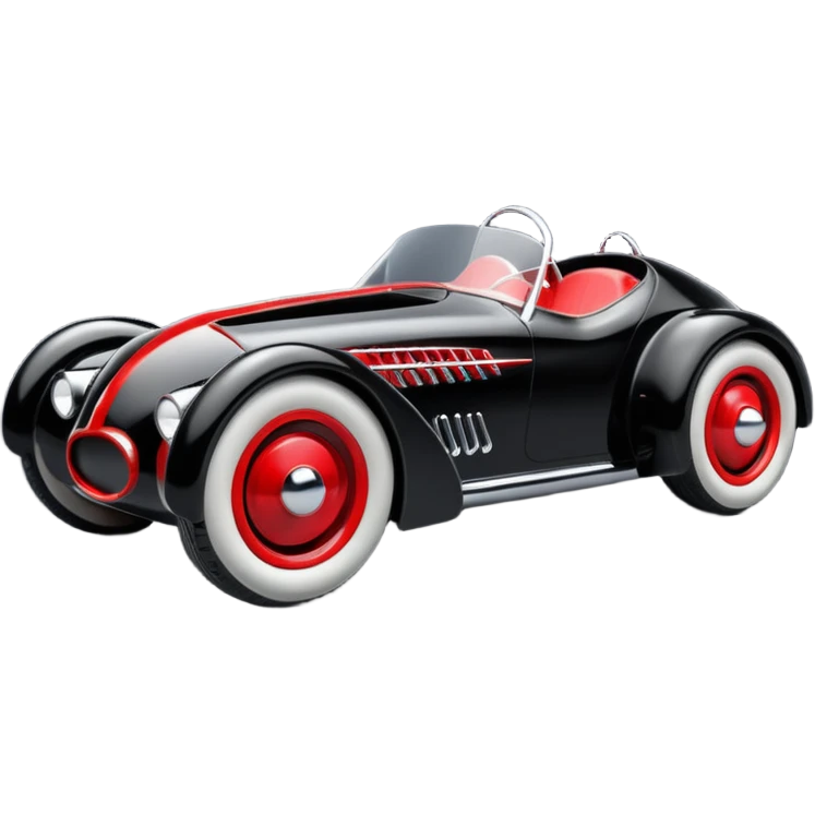 Hot rod Cat Woman’s retro futuristic Catmobile rc car  emoji