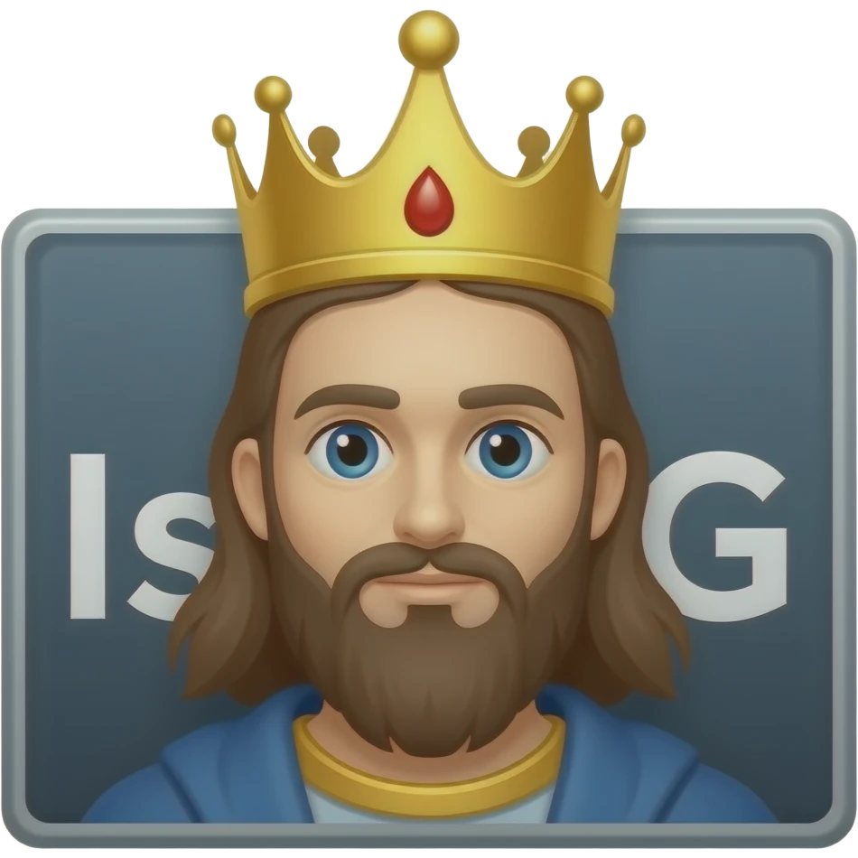 Jesus Is King Sign emoji