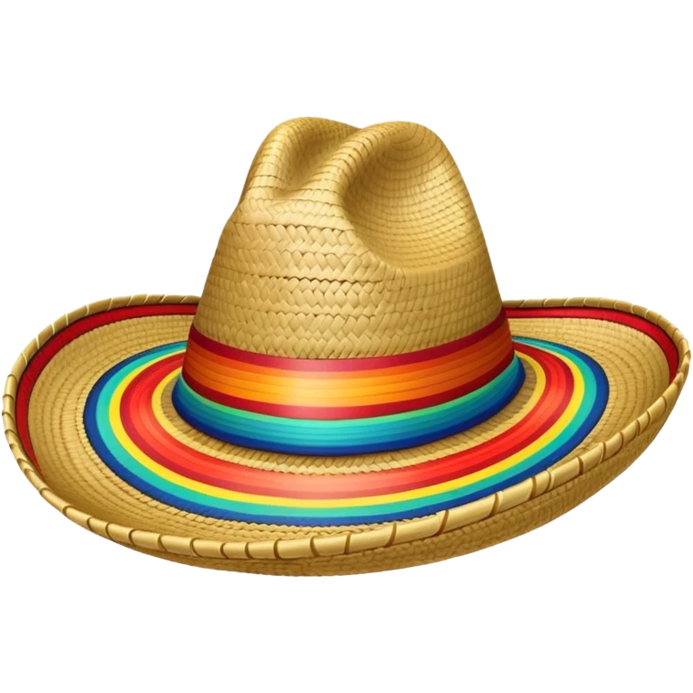 colorful traditional Mexican sombrero hat emoji