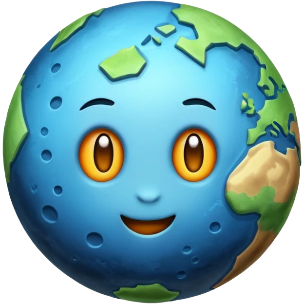 Rocky planet emoji