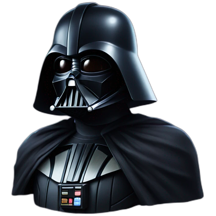 dark vador with the gant of thanos emoji