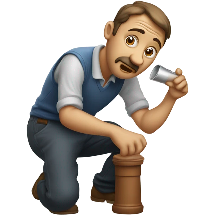 guy smelling salt on a table emoji