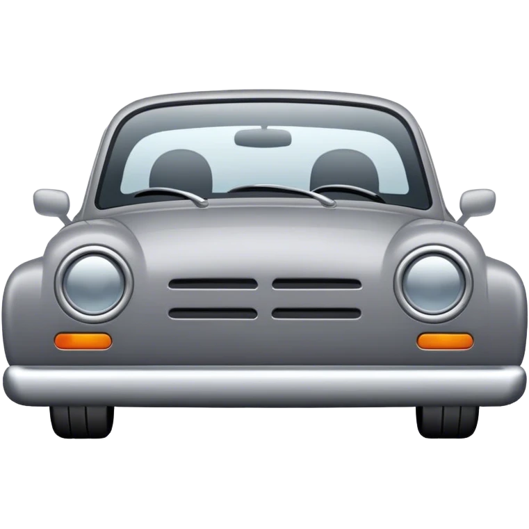 grey car emoji