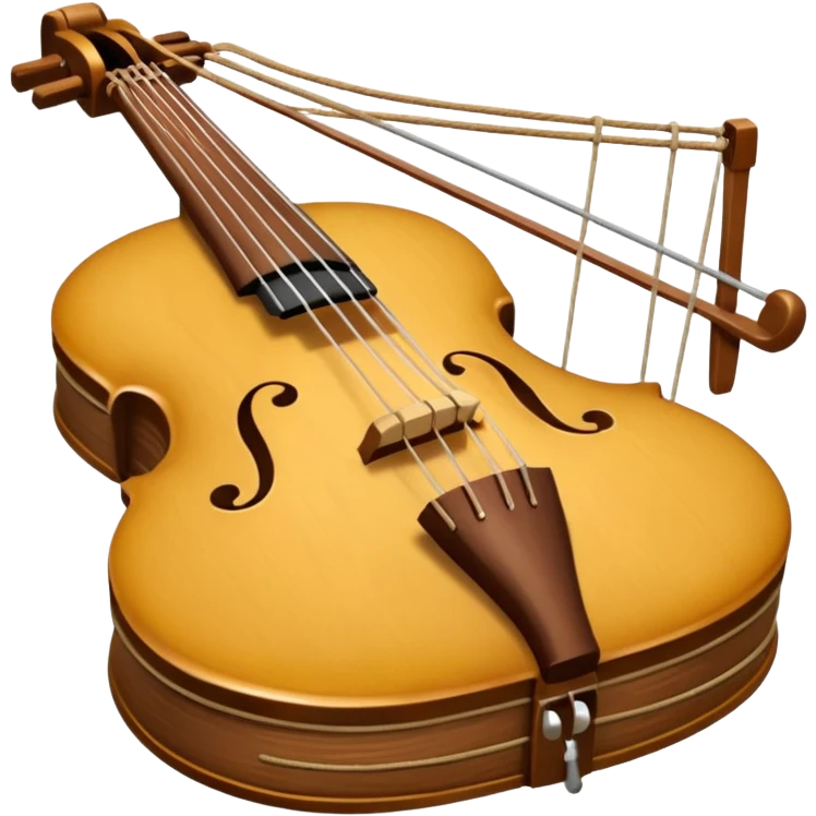 Ukrainian musical instrument kobza emoji