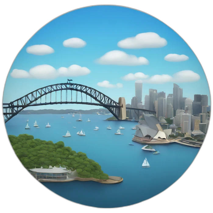 Sydney harbor emoji