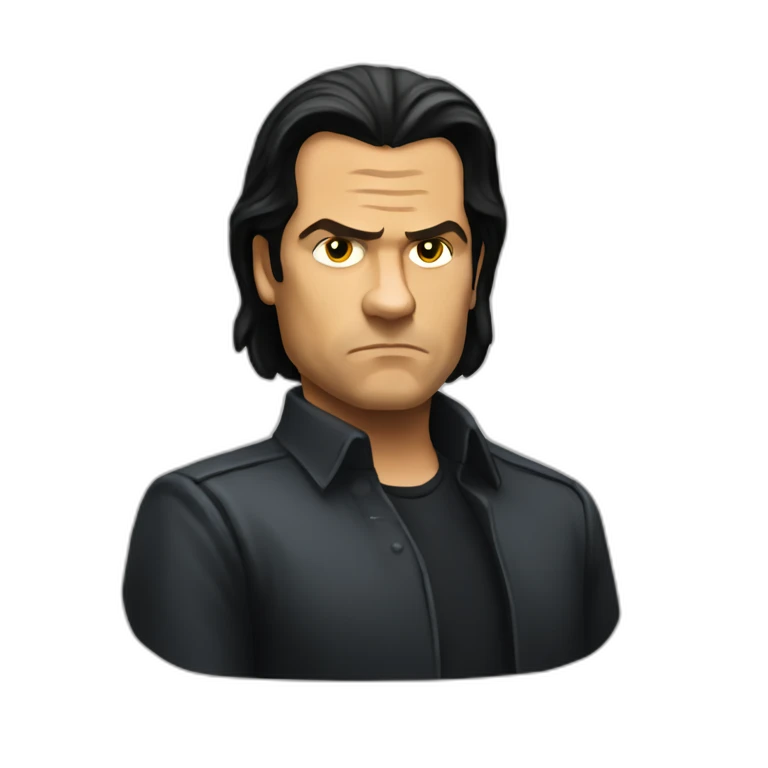 shrugging Vincent Vega emoji