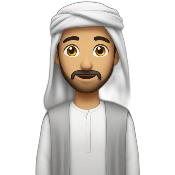 Un arabe emoji