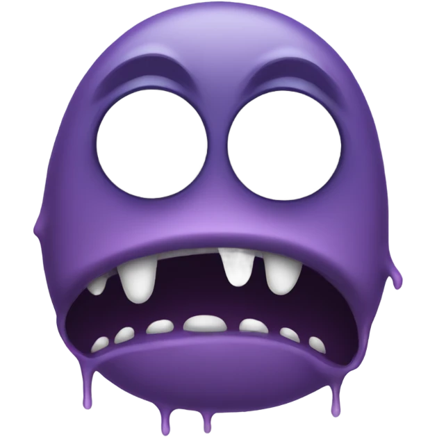 a one eye monster sad and crying emoji