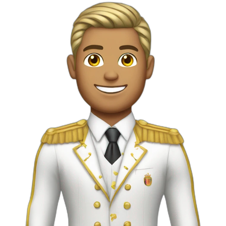 Cr7 en costume de président  emoji