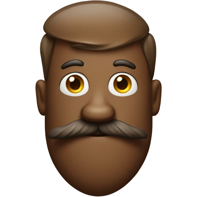 Poo moustache  emoji