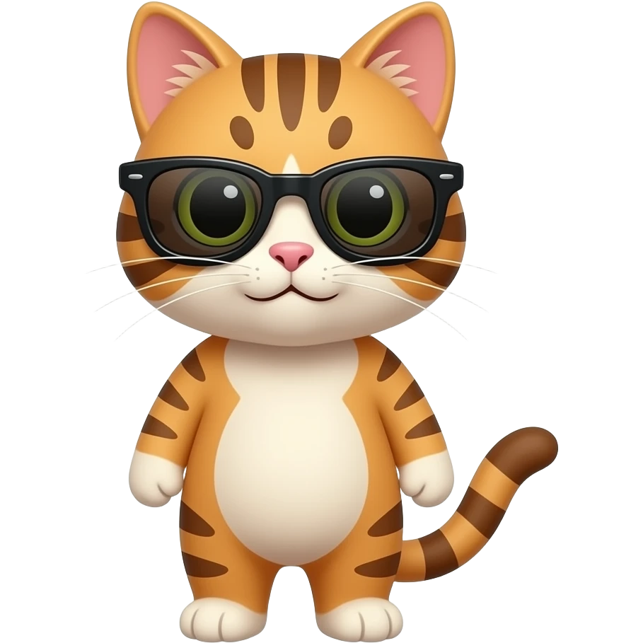 Cat wearing sunglasses emoji