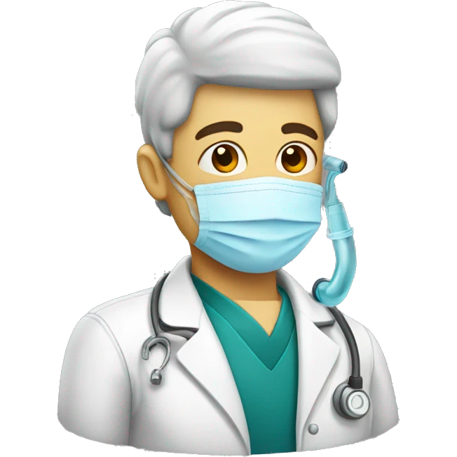 Enfermera con fumigador emoji