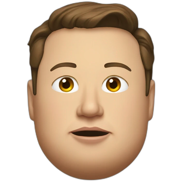 Fat elon musk emoji