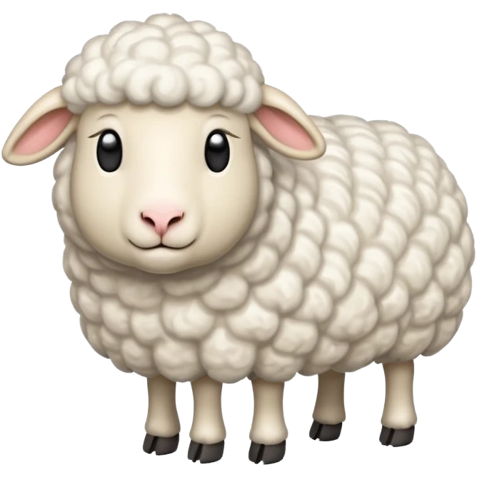white sheep emoji