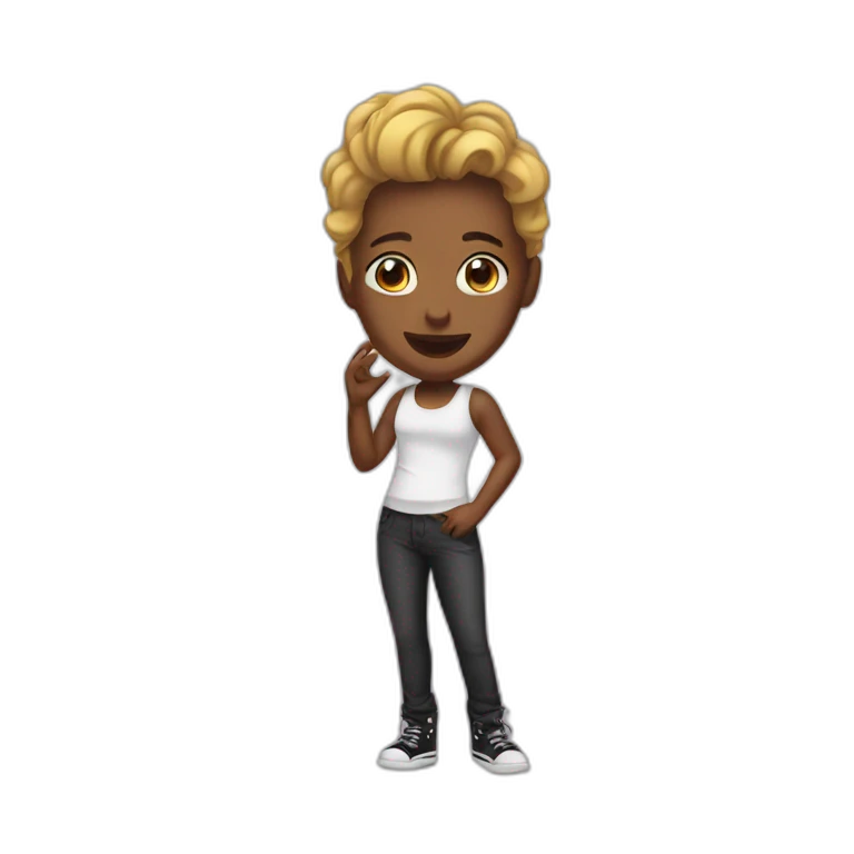 Singer emoji
