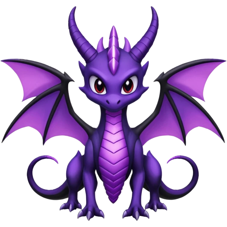 Spyro-Cynder-Lunala-Fakémon-hybrid-creature (full body)  emoji