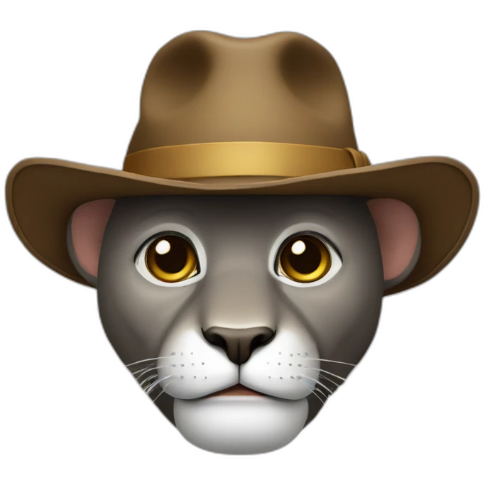 Singe avec un chapeau  emoji