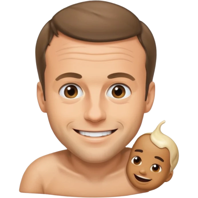 Macron qui fait caca emoji