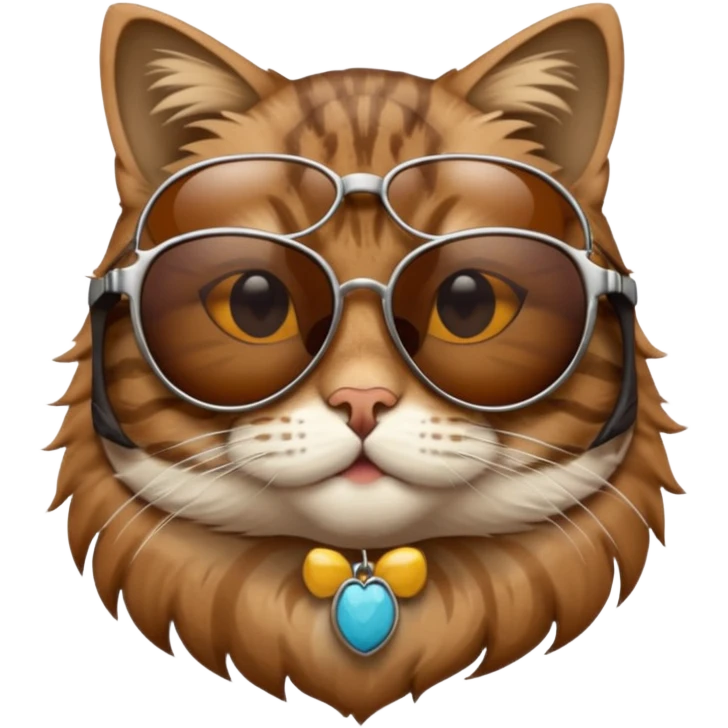 Cat wearing sunglasses emoji