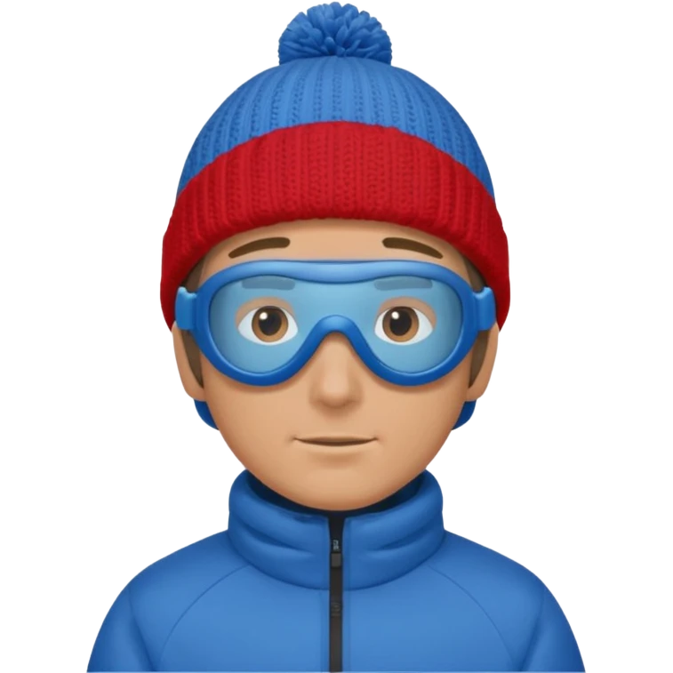 a short man skiing emoji