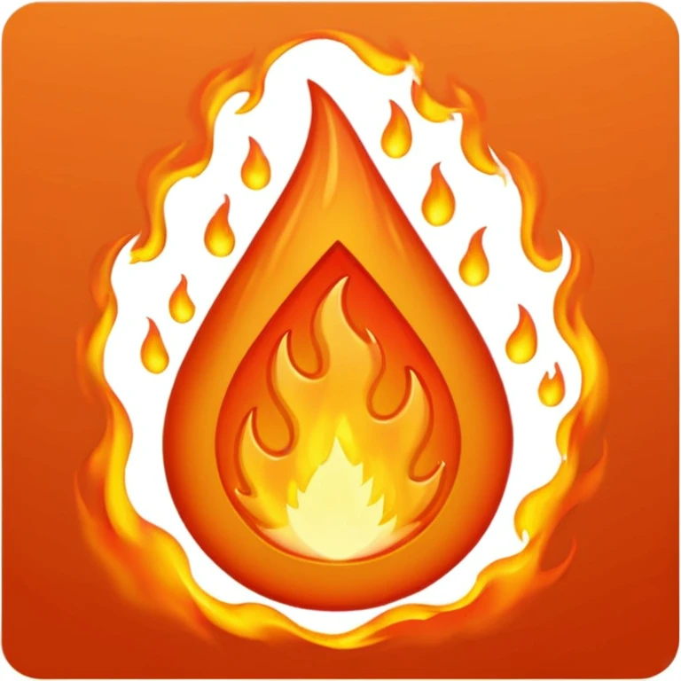 fire drop emoji