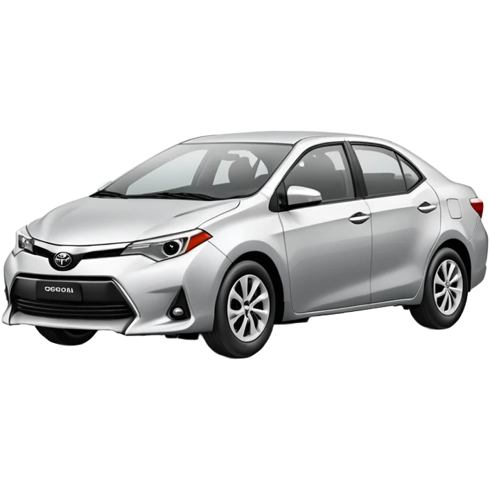Toyota Corolla sedan car emoji