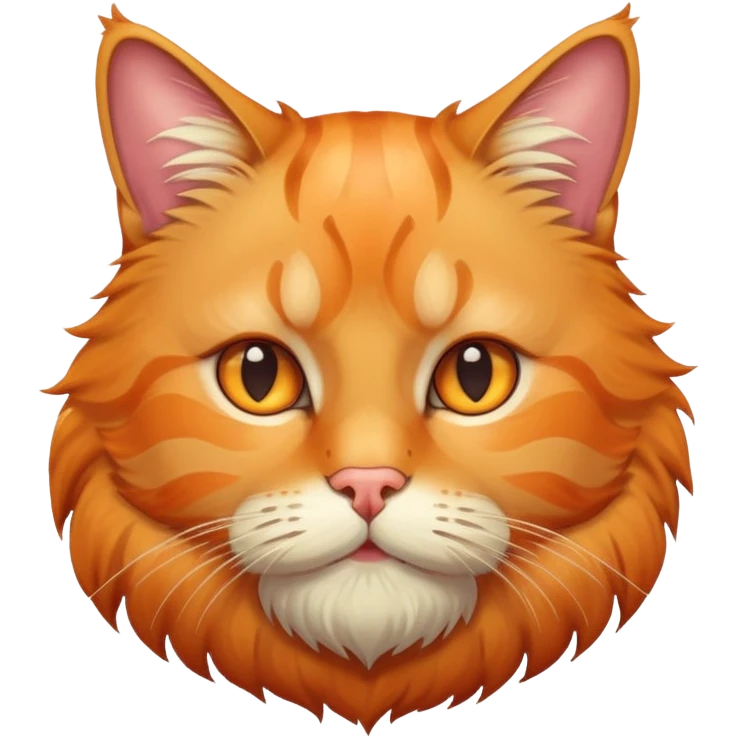 hot cat with beard emoji