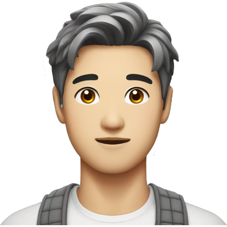 handsome korean guy emoji