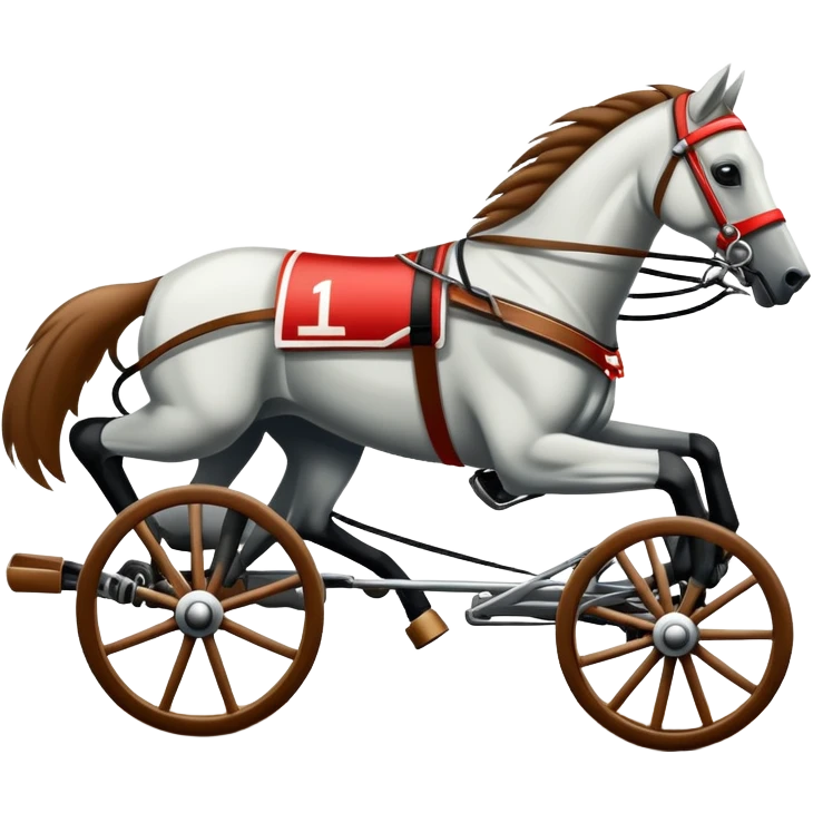 Harness racing emoji