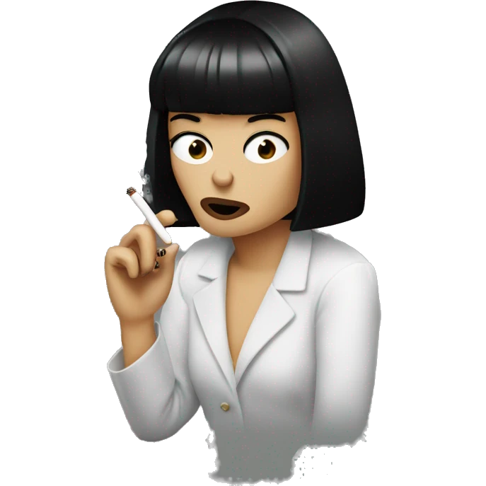 mia wallace smoking  emoji