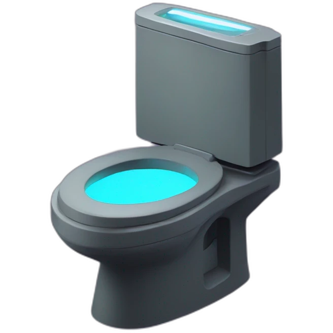 cyberpunk rgb toilet emoji