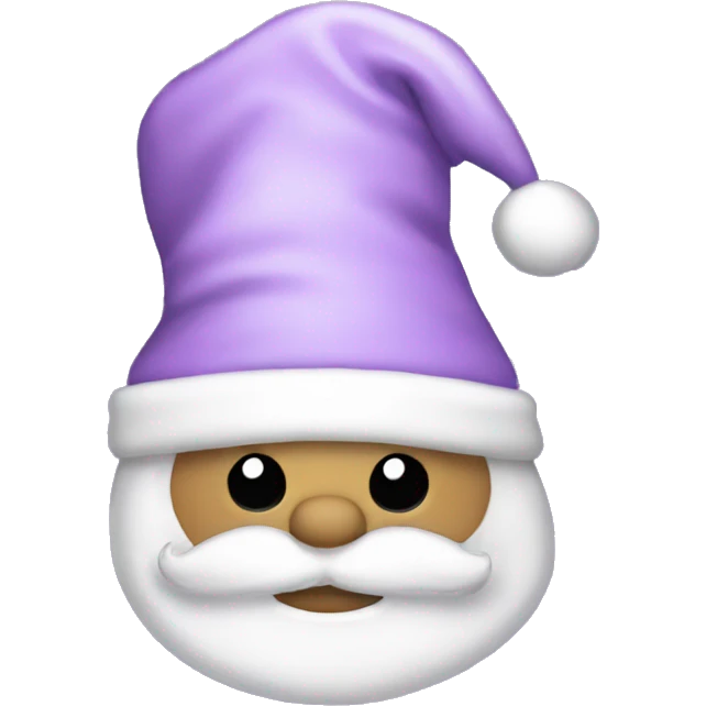 lilac santa hat emoji