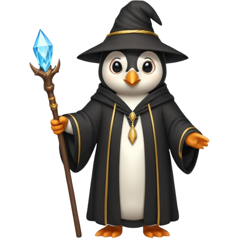 Penguin Wizard emoji