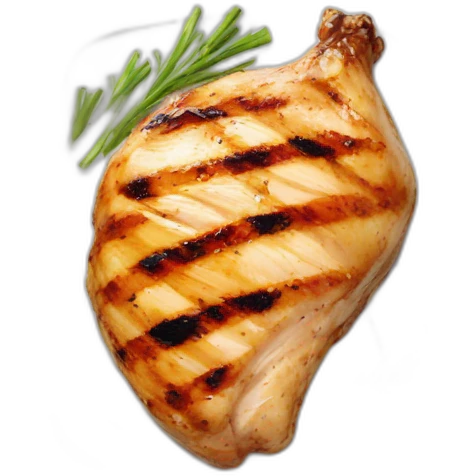 single slice of grilled chicken emoji