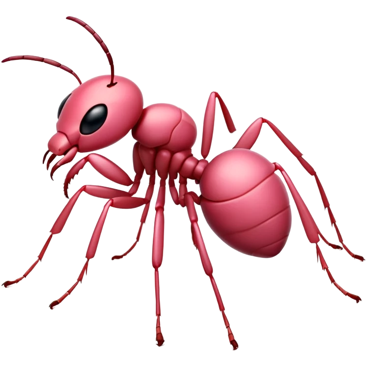 Pink ant emoji