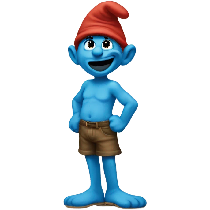 Smurf emoji