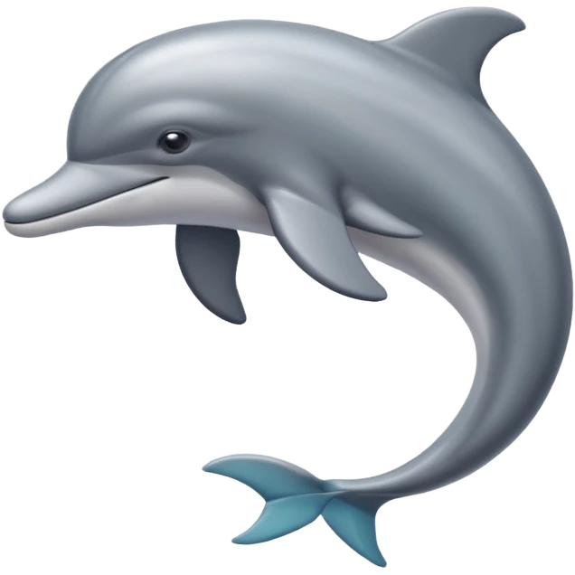 High resolution of dolphin emoji
