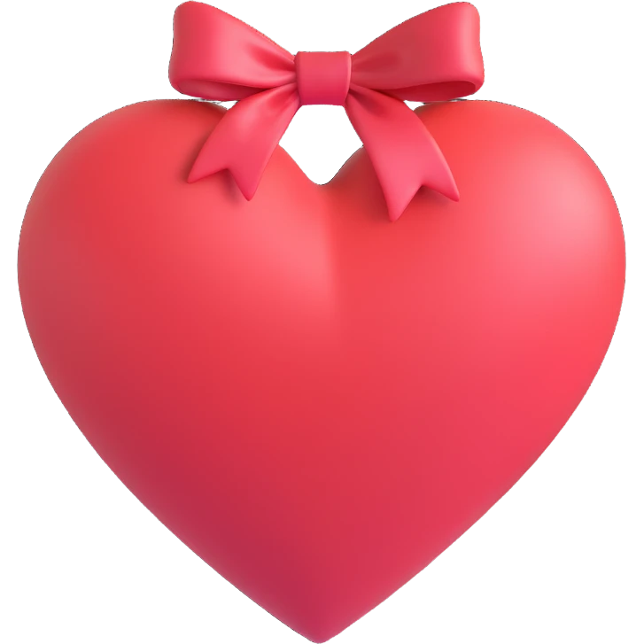 heart with a bow emoji