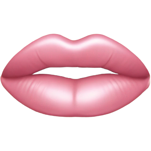 Pink kiss emoji