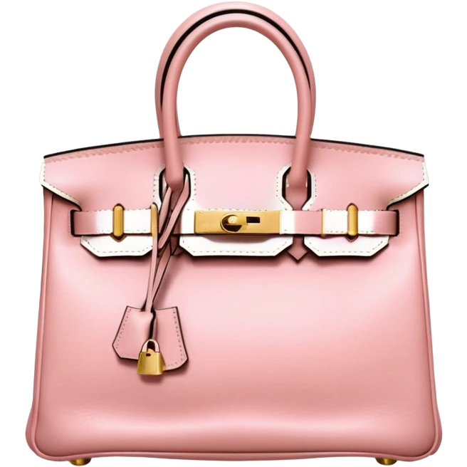 Light pink birkin bag  emoji