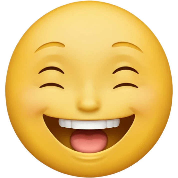 laughing face emoji, wide open mouth and closed eyes emoji