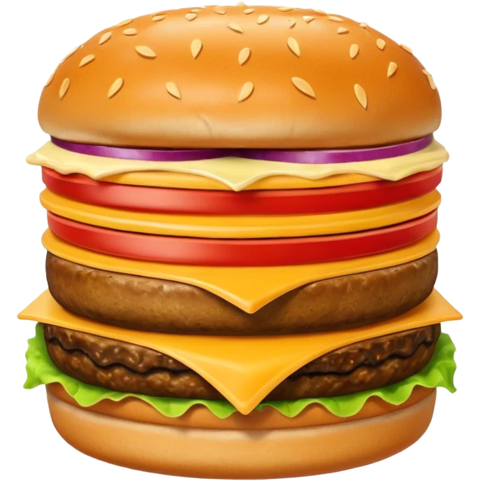 hamburguesa contenta emoji