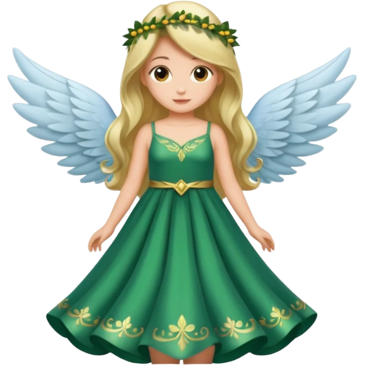 Una pradera con muchas setas y hadas emoji