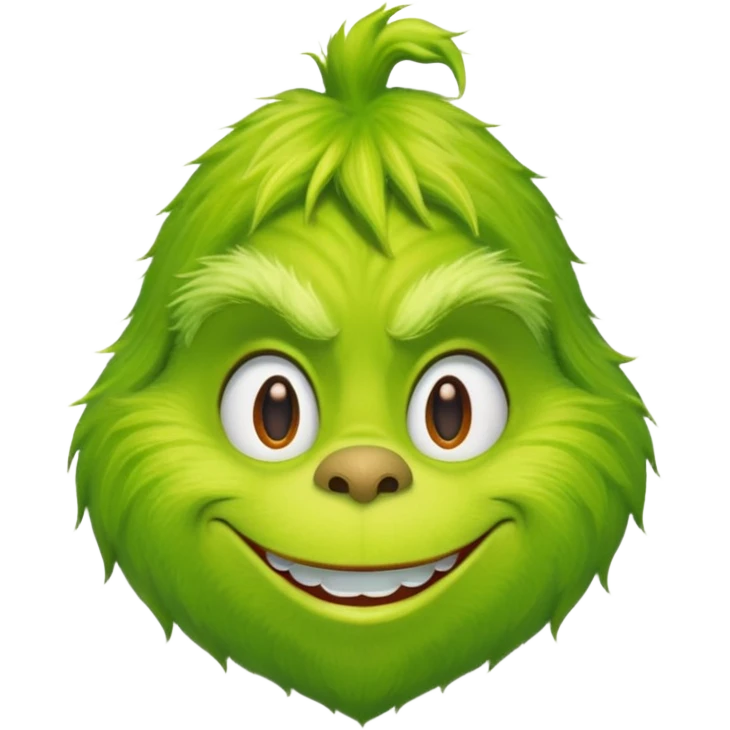The Grinch is penes emoji