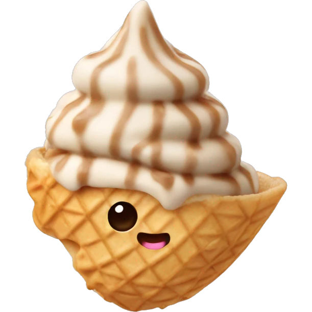 Taiyaki ice cream emoji