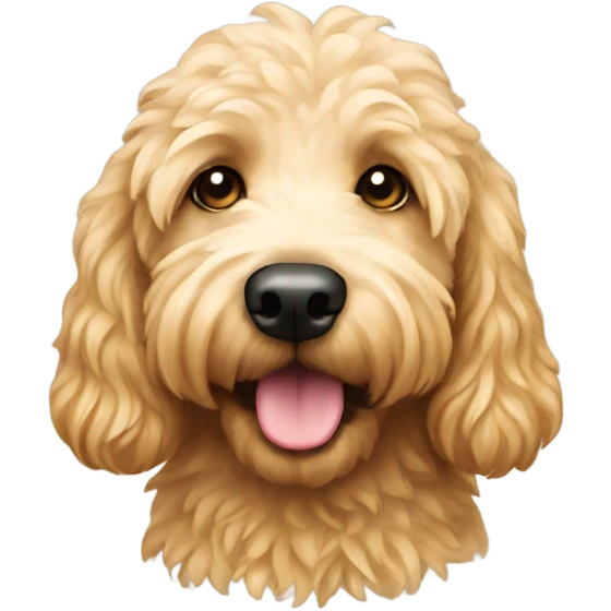 Golden doodle emoji