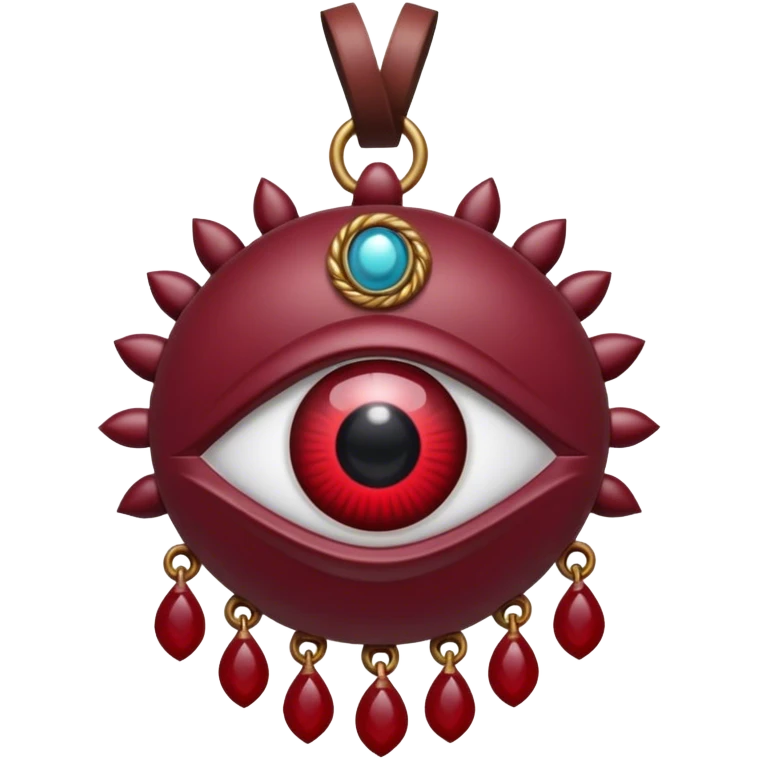  burgundy Nazar Boncugu emoji