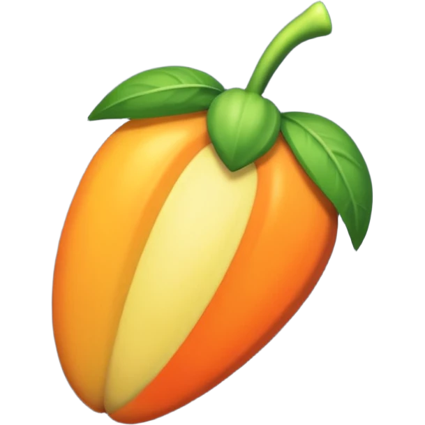 Сделай логотип Fl Studio светящийся emoji